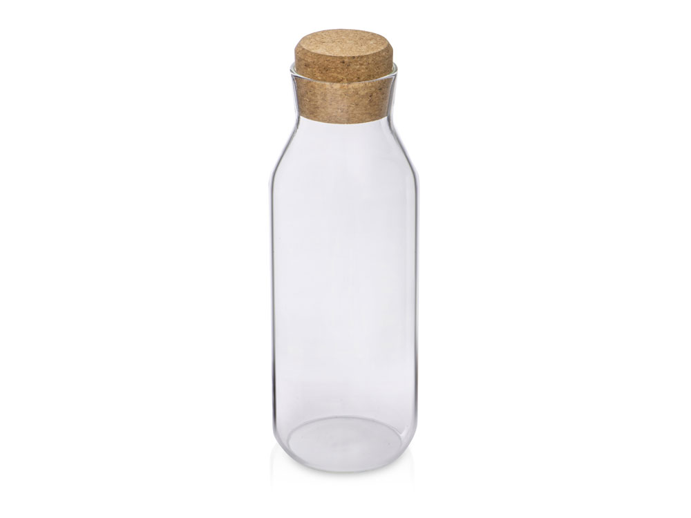 Графин для воды с пробковой крышкой Fresh (прозрачный)