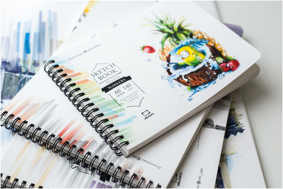 печать скетчбука