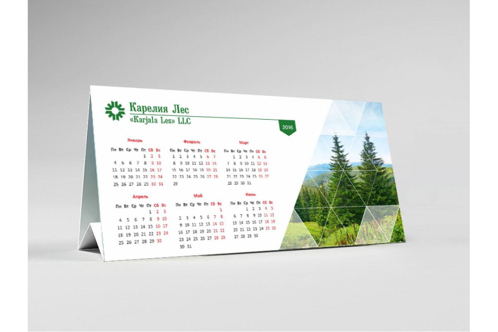 календарь домик настольный