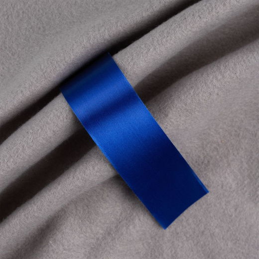 Лента сатиновая Satin 35 XXL, синяя, 210 см