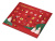 Шоколадный адвент-календарь Festive (красный)